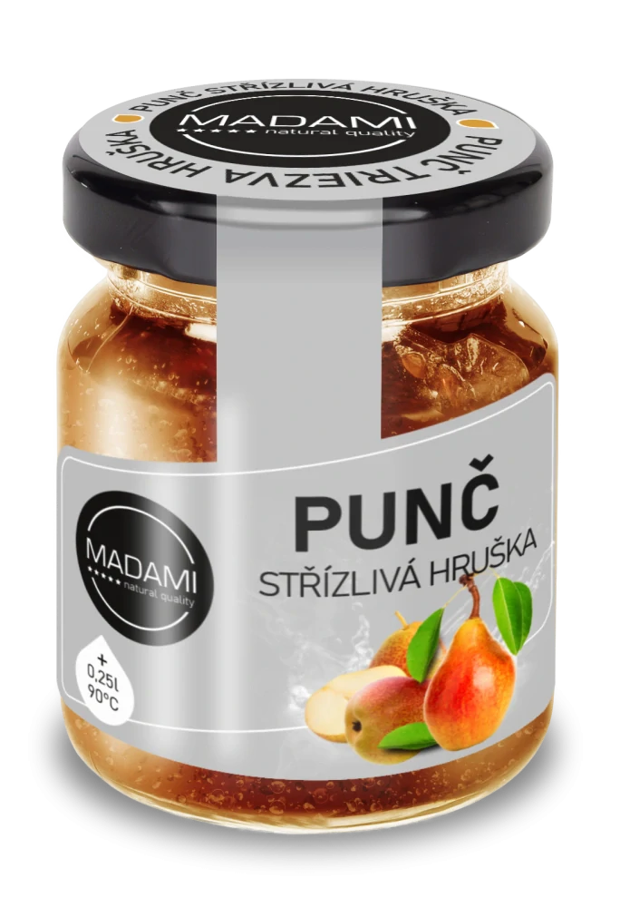 Nealko Punč ve skleničce 60 g HRUŠKOVÝ / STŘÍZLIVÁ HRUŠKA