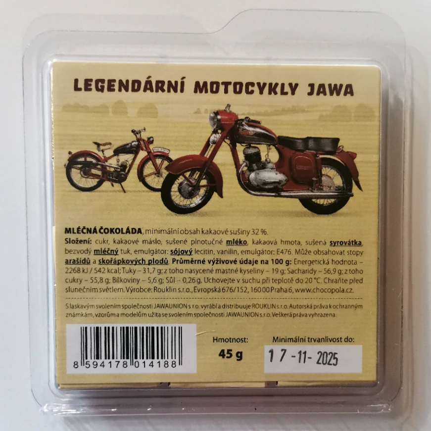 Mini čokoládky KOČKY 45 g - 9x mini čokoládička - mléčná