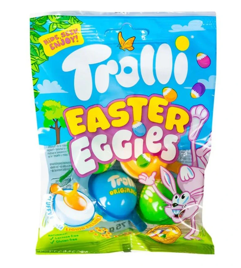 Želé TROLLI EGGIES 19 g - plněná želé vajíčka (balení 100 ks) - AKCE !!!