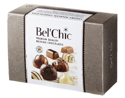 Belgické pralinky Bel'Chic 350 g - čokoládové pralinky