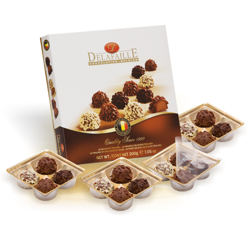 Belgické pralinky 200 g - ZLATÉ / ZLATÝ STROMEK