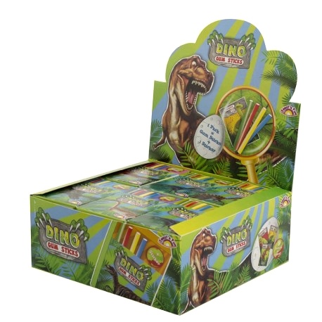 Tyčinkové žvýkačky 35 g CAPYBARA GUM + samolepka - balení 18 ks