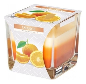 Bispol 3barevná svíčka Orange - pomeranč