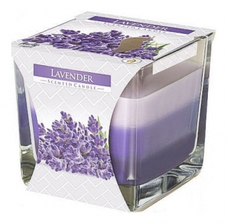 Bispol 3barevná svíčka Lavender - levandule