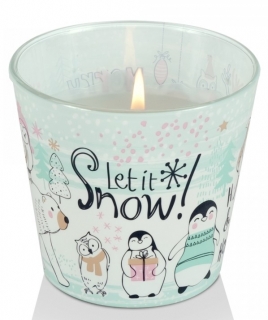Bartek vonná svíčka ve skle Let it snow
