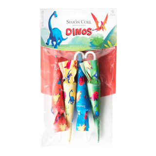 Čokoládové DEŠTNÍKY motiv DINOS 60 g