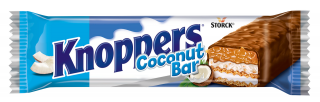 Oplatky KNOPPERS 40g KOKOSOVÉ, máčené v MLÉČNÉ ČOKOLÁDĚ