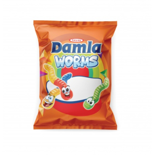 Želé DAMLA 80 g želé bonbóny - WORMS - ČERVÍCI