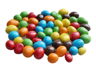 Barevné arašídy v cukru 500 g - ve folii