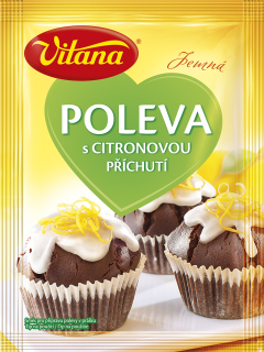Jemná poleva s CITRÓNOVOU příchutí Vitana 100 g VÝPRODEJ MDT: 7/24