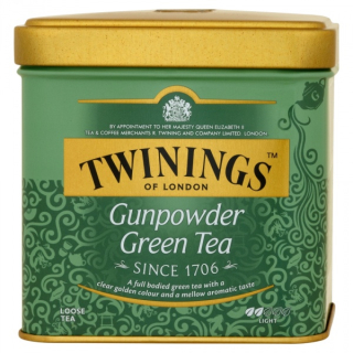 Sypaný čaj Twinings - Gunpowder Green Tea 100 g - kovová dózička