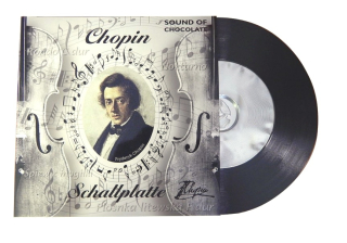 Čokoládová gramofonová deska 80 g CHOPIN