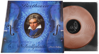 Čokoládová gramofonová deska 80 g BEETHOVEN
