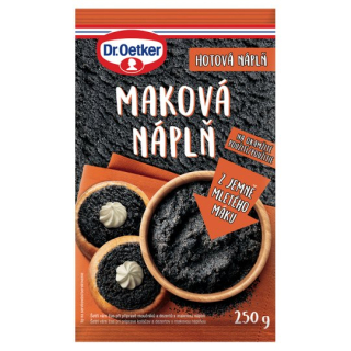 Dr. Oetker Maková náplň 250 g VÝPRODEJ MDT: 4/2024 - poslední 1 ks