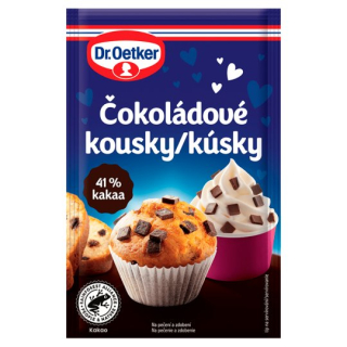Zdobení / posyp - čokoládové kousky Dr.OETKER 70 g VÝPRODEJ MDT: 6/25