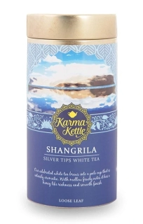 Zelený sypaný čaj KARMA KETTLE 75 g - SHANGRILLA - bílý čaj - VÝPRODEJ !!! DMT: 3/2026
