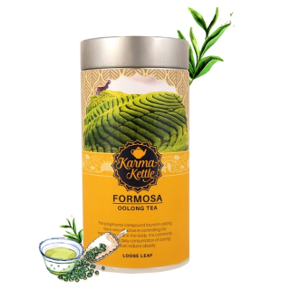 Polozelený sypaný čaj KARMA KETTLE 75 g - FORMOSA - Oolong tea
