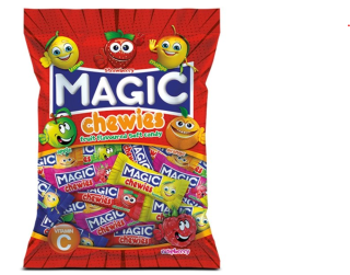 Bonbóny MAGIC chewies 500 g ovocné