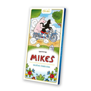 Čokoláda 80 g mléčná - kocour Mikeš