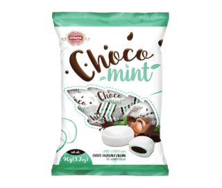 Furé Choco mint 90 g mentolové s čokoládovu a oříškovou náplní