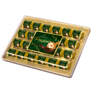Bonboniéra VOBRO Hazelnut Passion 290 g - dárková 3D kazeta