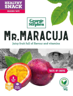 Sušené plátky Mr. Maracuja 50 g s cukrem BEZ LEPKU VEGAN