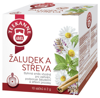 Bylinná směs Teekanne 20 g na žaludek a střeva 10 sáčků