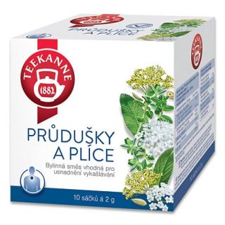 Bylinná směs Teekanne 20 g na průdušky a plíce 10 sáčků