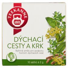 Bylinná směs Teekanne 20 g na dýchací cesty 10 sáčků