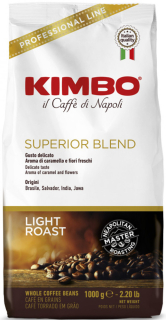 Káva KIMBO 1 kg SUPERIOR BLEND - zrnková káva