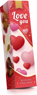 Pralinky CUBIX 40 g SRDÍČKA