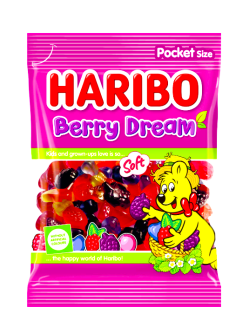 Želé HARIBO s ovocnou příchutí 80 g - BERRY