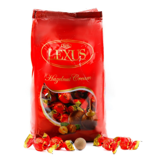 Pralinky LEXUS 1000 g HAZELNUT CREAM - OŘÍŠEK