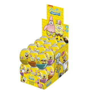Vajíčko čokoládové 20 g SPONGE BOB s překvapením
