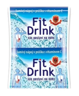 Fit Drink šumivý nápoj v prášku s vitamínem C 6 g - AKCE !!!