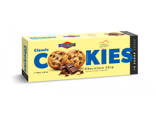 Sušenky QUICKBURY 126 g PŘIDANÉHO CUKRU - cookies s čokoládou