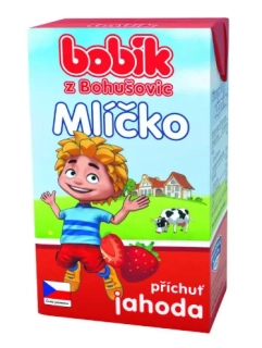 Bobík Mlíčko jahoda 250 ml