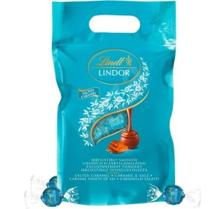 Pralinky Lindt LINDOR 1 kg bag - SLANÝ KARAMEL
