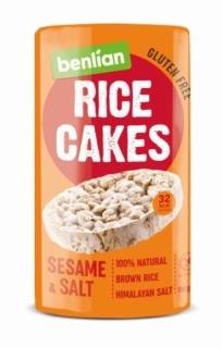 Rýžové chlebíčky RICE CAKES 100 g - SEZAM & SŮL - VÝPRODEJ !!! DMT: 2/2026