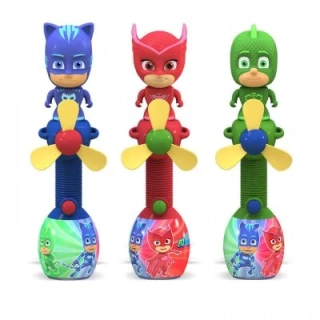 Hračka VĚTRÁČEK - PJ MASKS - želé bonbóny 10 g & hračka ventilátor