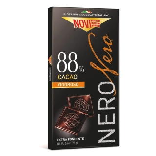 Čokoláda NOVI 75 g NERO hořká 88 %
