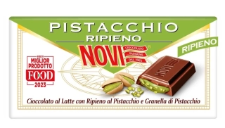 Italská čokoláda NOVI 100 g mléčná pistáciová