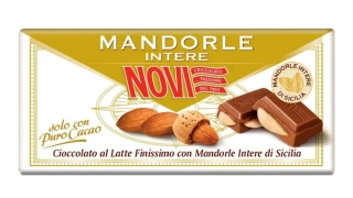 Italská čokoláda NOVI 100 g mléčná mandlová