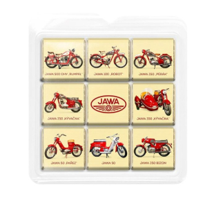 Mini čokoládky JAWA 45 g - 9x mini čokoládička - mléčná