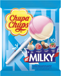 Lízátko CHUPA CHUPS MILKY 10 ks / 120g