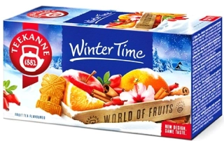 Čaj TEEKANNE Winter Time ovocnobylinný čaj s příchutí skořice a perníkového koření 20 x 2,5g