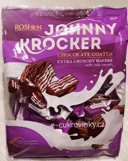Oplatky Roshen JOHNNY KROCKER 350 g celomáčené MLÉČNÉ
