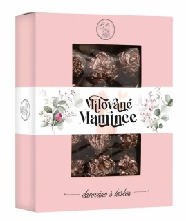 Dárková bonboniéra MAMINCE 150 g mléčná oříšková - VÝPRODEJ !!! DMT: 3/2026