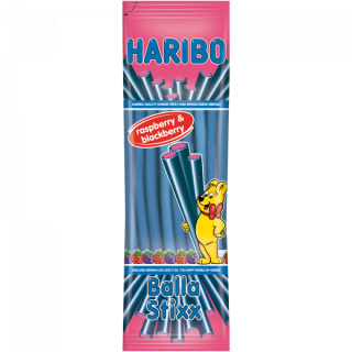 Želé HARIBO Balla Stixx 80g malina + ostružina