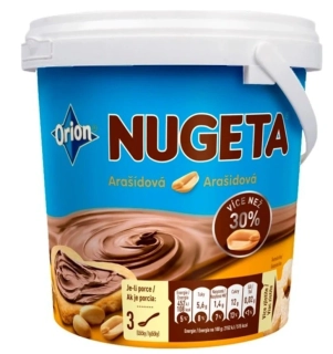 Arašídová pomazánka NUGETA 1 kg - VELKÉ balení